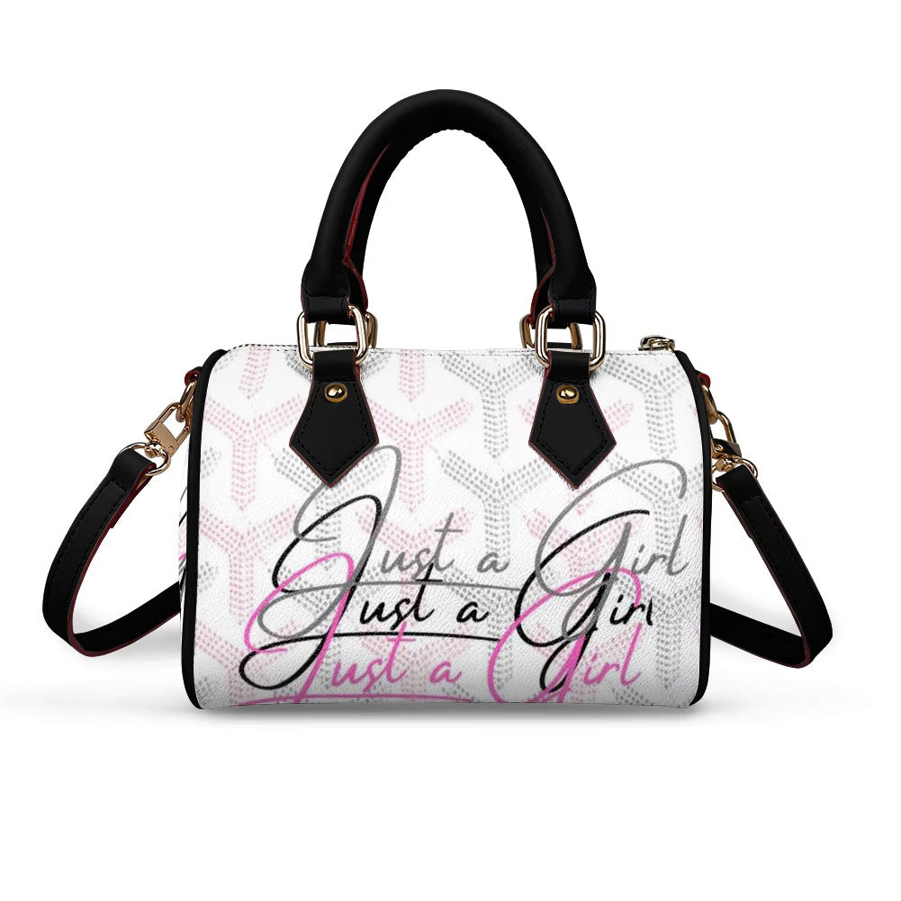 Just a girl pillow bag