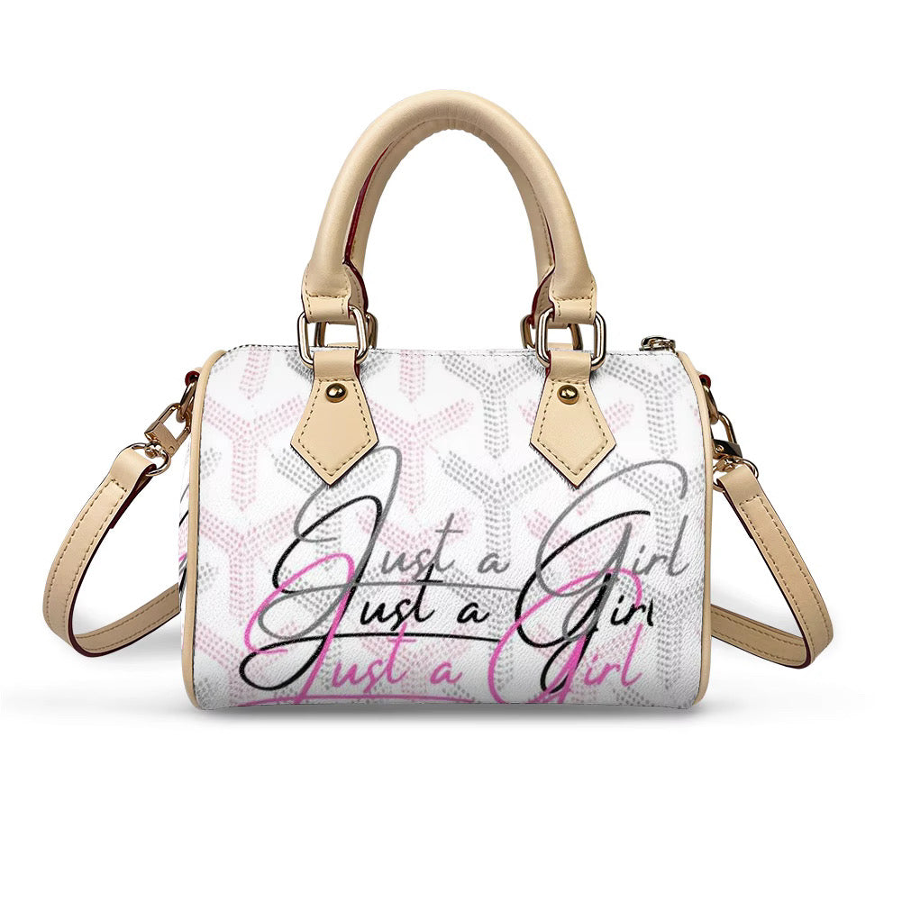 Just a girl pillow bag